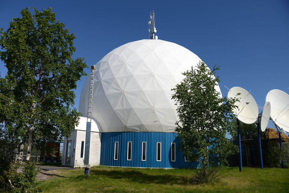 27 Geodesic Dome Was Part Of The Distant Early Warning Radar Stations In Inuvik Northwest Territories